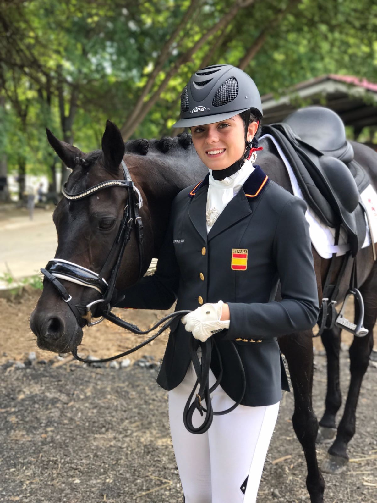 Ane Martin Ladron en el Cpto Europa de Doma Cl&aacute;sica Ponis en Kaposvar (Hungria)